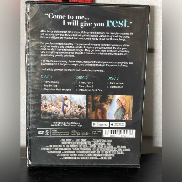 The Chosen Season 3 Brand New DVD Contains Three Discs - Picture 6 of 13